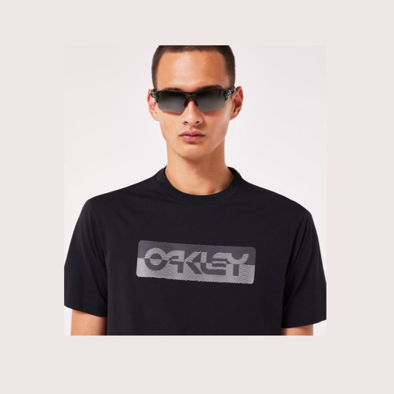 Oakley XL Short Sleeve Men's Crew Neck Blackout Duality B1B Tee Shirt