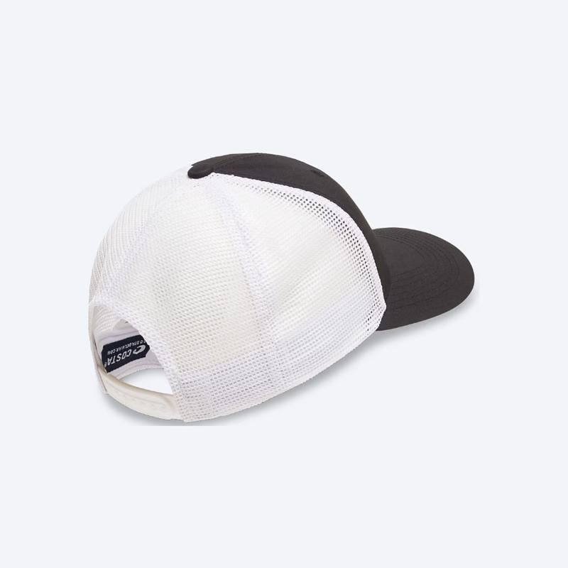 Costa Poly Performance Trucker Hat Black/White L/XL