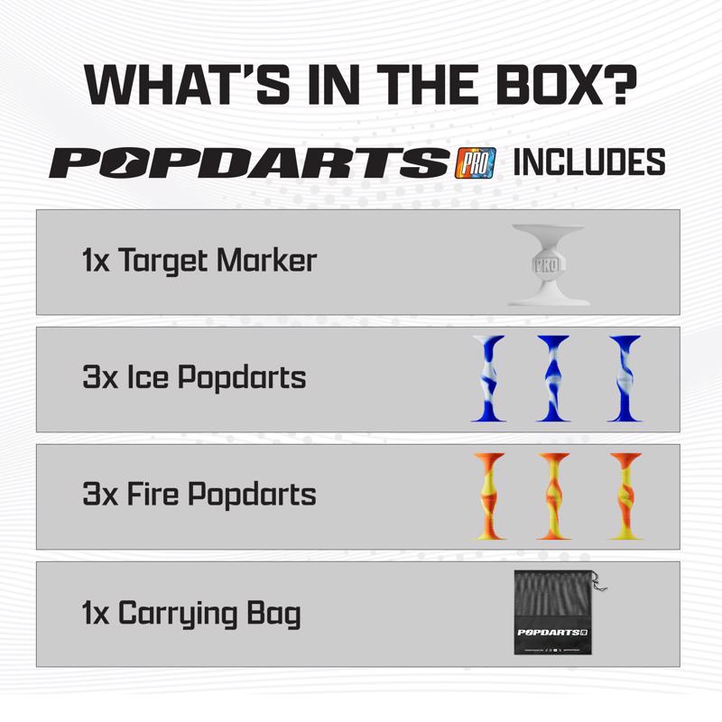 Popdarts Darts Fire and Ice