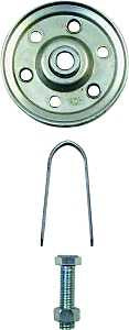 Prime-Line GD 52109 Pulley with Strap and Axle Bolt, 3 in Dia, 5/16 in Dia Bore, Steel