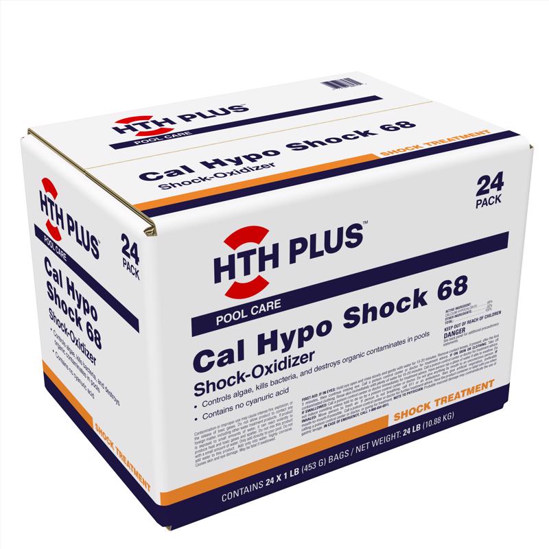 HTH Plus Granule Cal-Shock 1 lb, Pack of 24