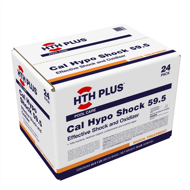 HTH Plus Granule Cal-Shock 1 lb, Pack of 24