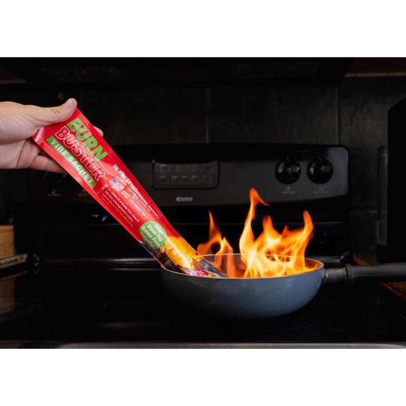 BurnBuster 5 oz Fire Suppressant Sachet For Kitchen