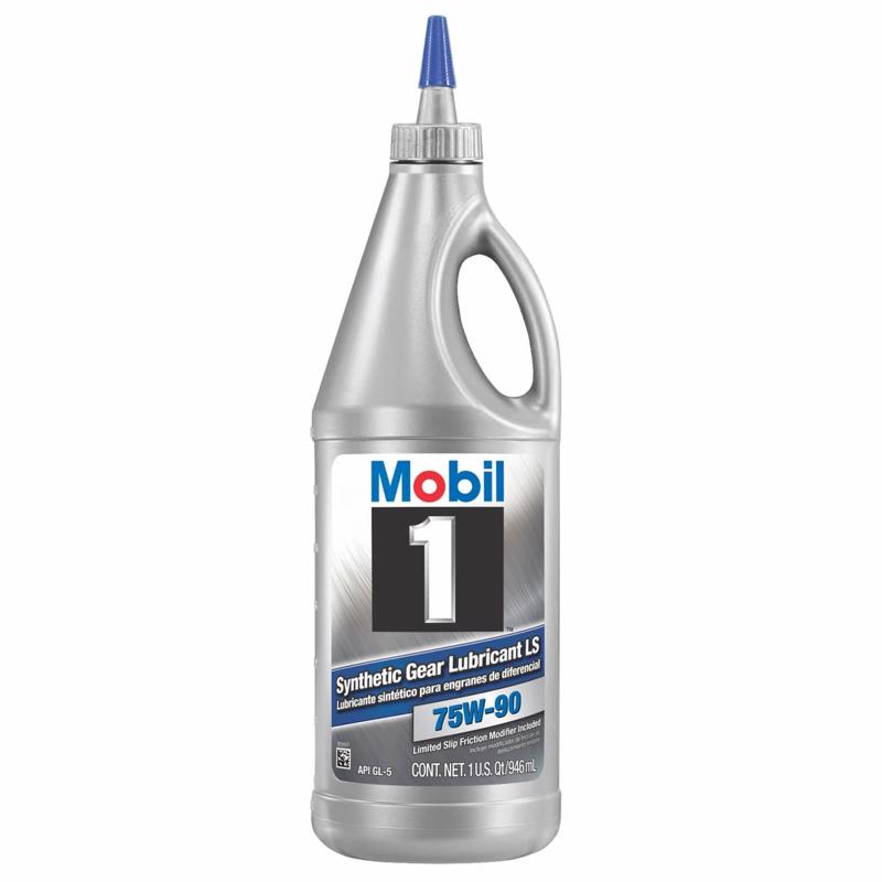 Mobil 1 75W90 Synthetic Automotive Gear Oil 1 qt, Pack of 12