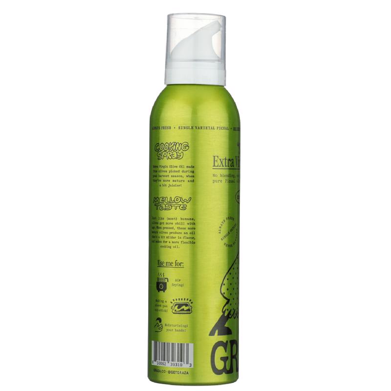 Graza Sizzle Extra Virgin Cooking Oil Spray 5 oz Can