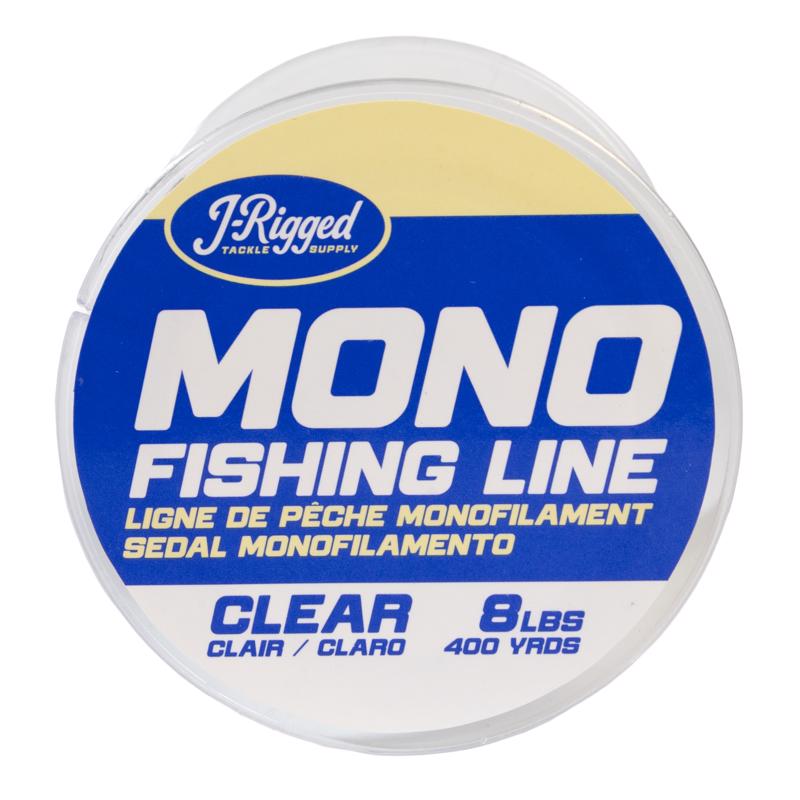 J- Rigged Monofilament Fishing Line 8 lb. capacity 400 yd