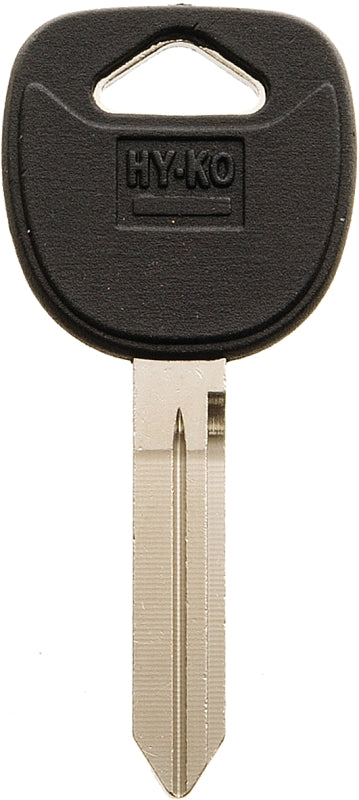 Hy-Ko 12005B102 Key Blank, Brass, Nickel, B102 Key Number, Pack of 5