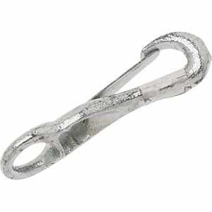 Campbell T7602301 Rigid Eye Spring Snap, 3/8 in, 30 lb Working Load, Malleable Iron/Steel, Zinc, Pack of 10