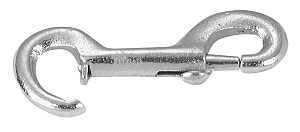 Campbell T7606021 Rigid Eye Bolt Snap, 1/2 in, 60 lb Working Load, Malleable Iron/Steel, Zinc