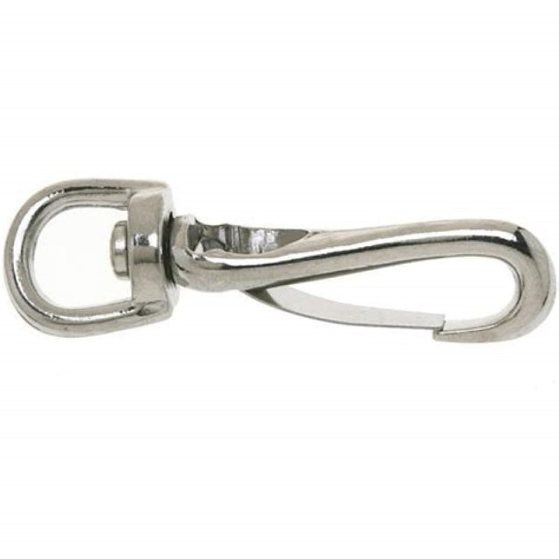 Campbell T7606502 Swiveling Spring Snap, 7/32 in Snap Opening, 3/8 in Dia x 2-1/2 in L Dimensions, 3/8 in, Pack of 10