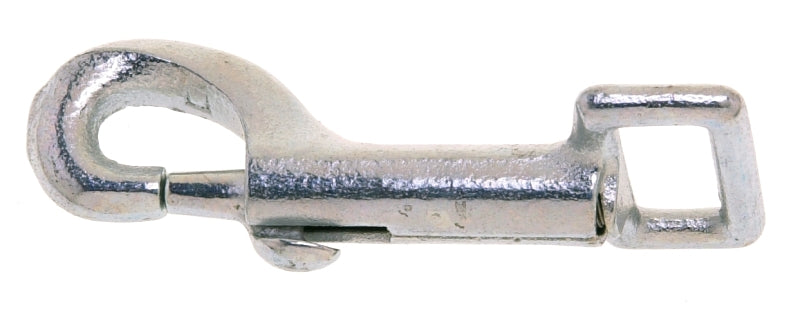 Campbell T7615102 Rigid Eye Bolt Snap, 1 in, 40 lb Working Load, Zinc, Nickel