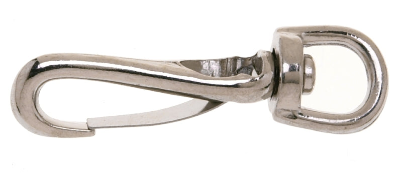 Campbell T7615902 Spring Snap Link, 3/8 in, 30 lb Working Load, Zinc, Nickel-Plated, Pack of 10