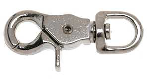 Campbell T7616402 Trigger Snap, 3/8 in, 30 lb Working Load, Zinc, Nickel-Plated