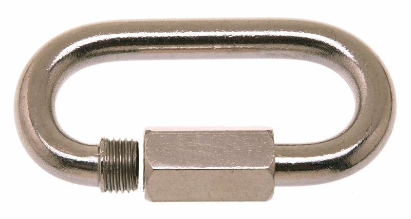 Campbell T7630536 Quick Snap Link, 1/4 in, 880 lb Working Load, Stainless Steel