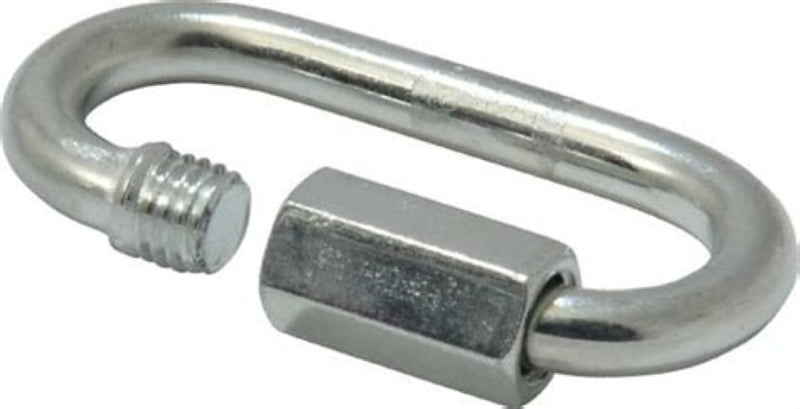Campbell T7645106V Quick Snap Link, 1/8 in, 220 lb Working Load, Steel, Zinc, Pack of 10