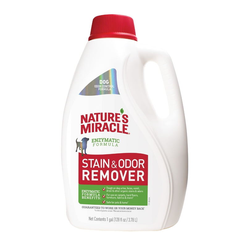 Nature's Miracle No Scent Pet Stain and Odor Remover 1 gal Liquid, Pack of 2