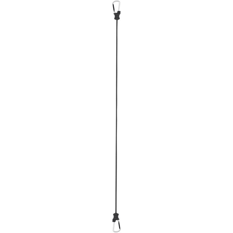 Keeper Black Carabiner Style Bungee Cord 48 in. L X 0.315 in. 1 pk