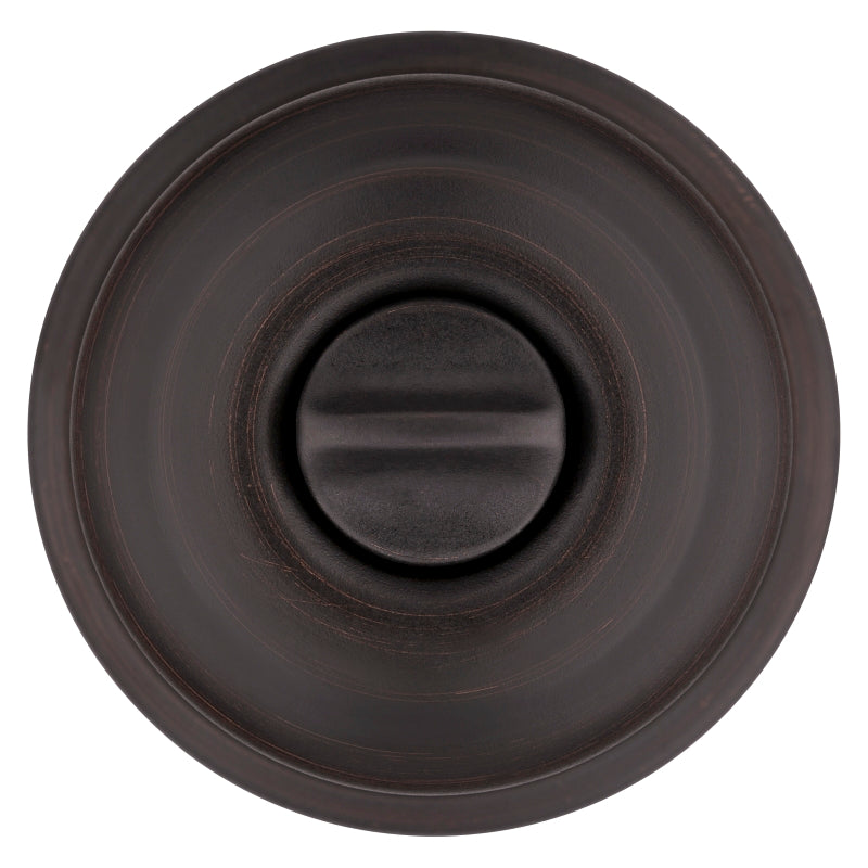 Kwikset Cove Series 400CV-11P-SMT-6AL-RCS Entry Knob, Venetian Bronze, Zinc, KW1 Keyway, Re-Key Technology: Smartkey