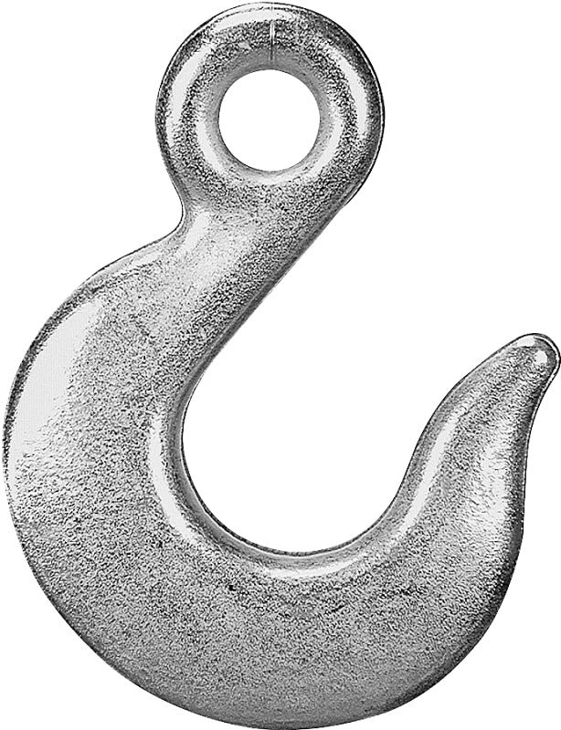 Campbell T9100424 Eye Slip Hook, 3/4 in, 1/4 in, 1300 lb Working Load, 43 Grade, Steel, Zinc