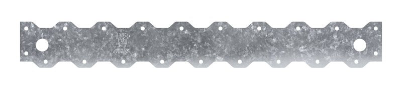 Simpson Strong-Tie ST Series ST6215 Strap Tie, 16-5/16 in L, 2-1/16 in W, Steel, Zinc Galvanized, Pack of 25