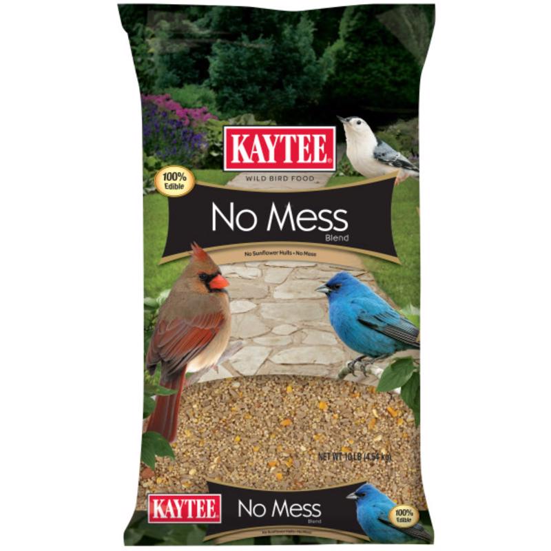 Kaytee No Mess Songbird Hulled Sunflower Seed Wild Bird Food 10 lb, Pack of 4