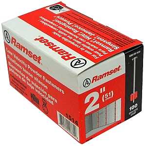 Ramset 00780 Drive Pin, 0.145 in Dia Shank, 2 in L, Steel, Plated