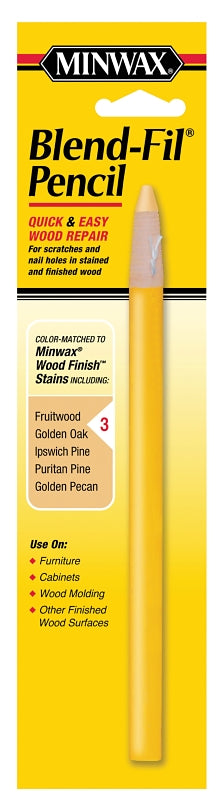 Minwax 11003000 Wood Filler Pencil, Solid, #3