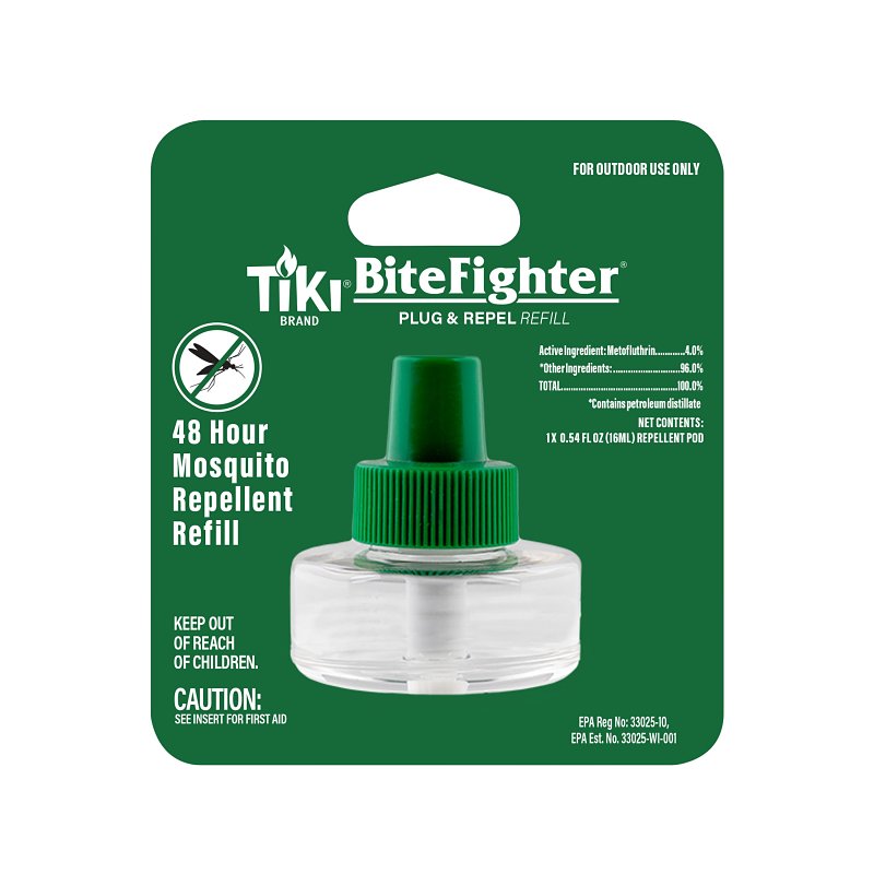 Tiki BiteFighter 1522004 Mosquito Repellent Refill, 0.42 oz