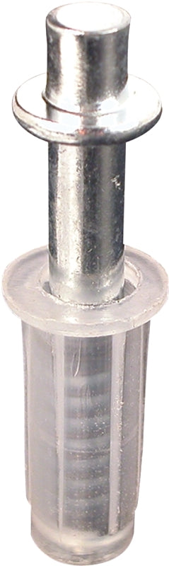 Prime-Line N 6700 Door Pivot, 3/8 in Dia Base, 1 in H Base, Plastic