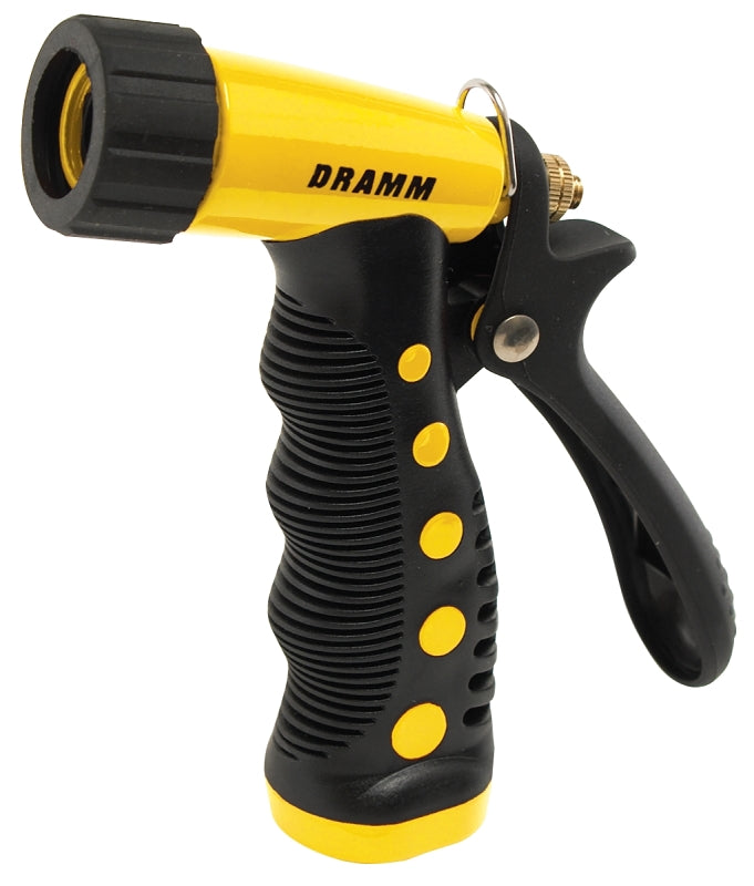 Dramm 12723 Pistol Nozzle, Metal, Yellow