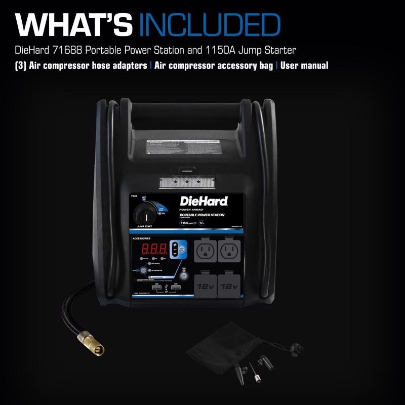 DieHard Automatic 12 V 1150 amps Battery Jump Starter