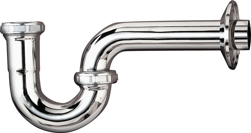 Plumb Pak PP20250 P-Trap, 1-1/2 in, Slip Joint, 22 ga Thick Wall