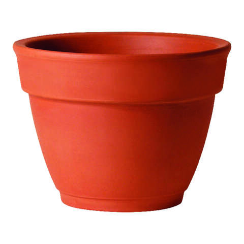 Deroma 6.3 in. H X 8.3 in. D Clay Traditional Planter Terracotta, Pack of 12