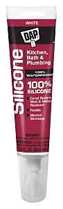 DAP 7079800750 Sealant, White, 2.8 fl-oz Tube