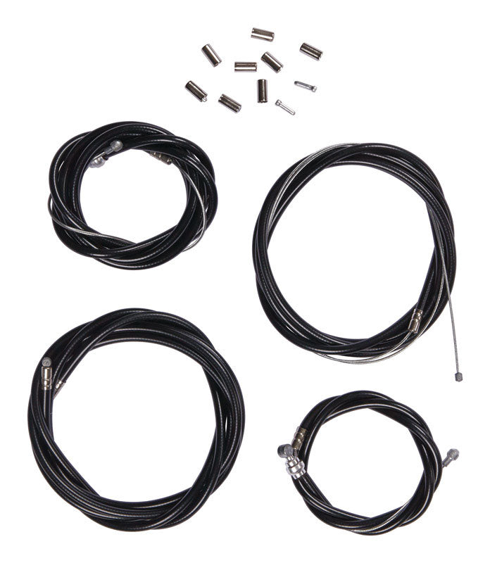 Bell Sports Pitcrew 600 Steel Bike Cable Repair Set Black, Pack of 2