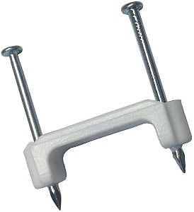 Gardner Bender PS-175ZN Cable Staple, 3/4 in W Crown, Plastic/Polyethylene