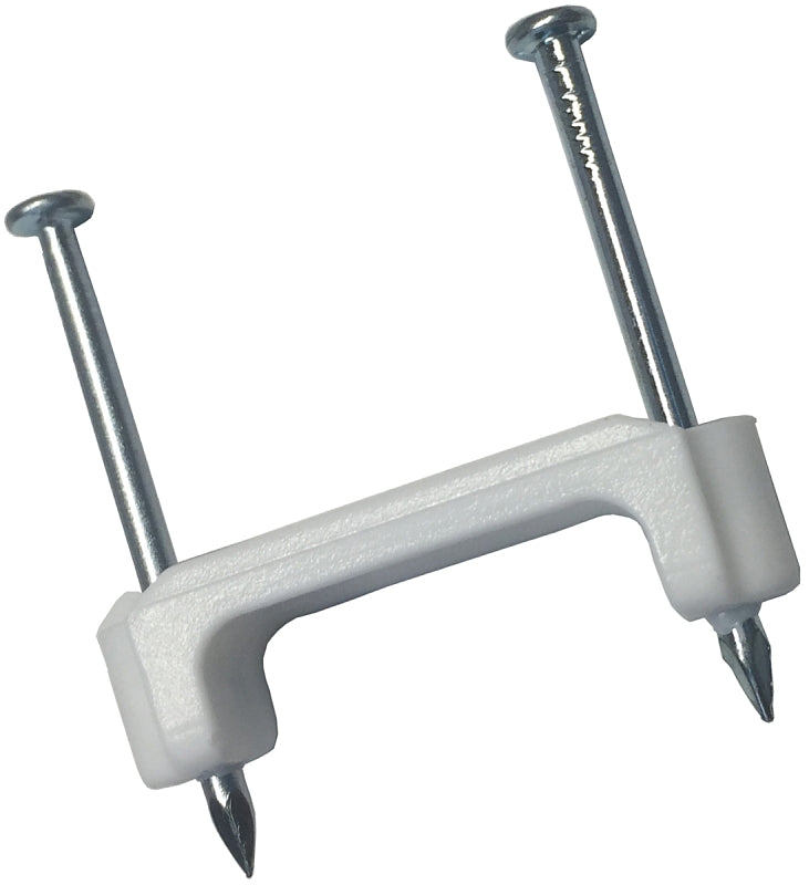 Gardner Bender PS-175ZN Cable Staple, 3/4 in W Crown, Plastic/Polyethylene