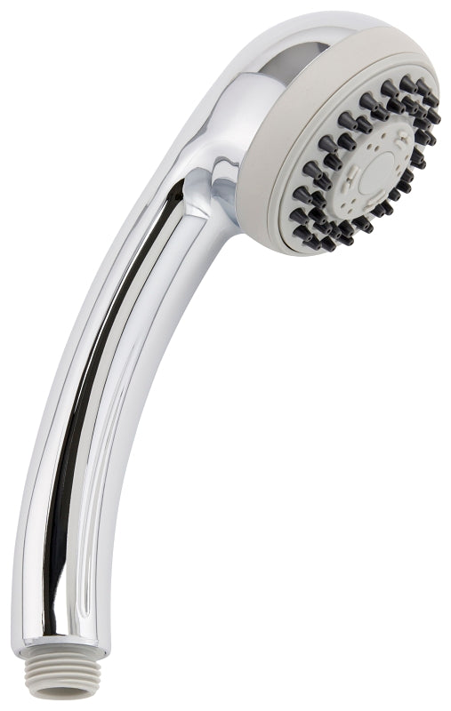 Stylewise K720CP Handheld Shower Head, Round, 1.8 gpm, 3 -Spray Function, Polished Chrome, 3 in Dia