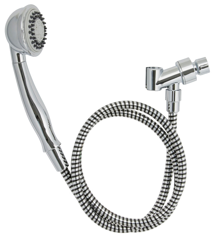 Stylewise K742CP Handheld Shower, 1.8 gpm, 3 -Spray Function, Polished Chrome, 60 in L Hose