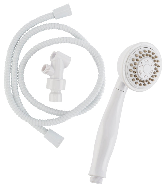 Stylewise K742WH Handheld Shower, 1.8 gpm, 3 -Spray Function, 60 in L Hose