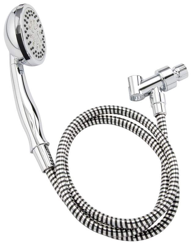 Stylewise K745CP Handheld Shower, 1.8 gpm, 5 -Spray Function, Polished Chrome, 60 in L Hose