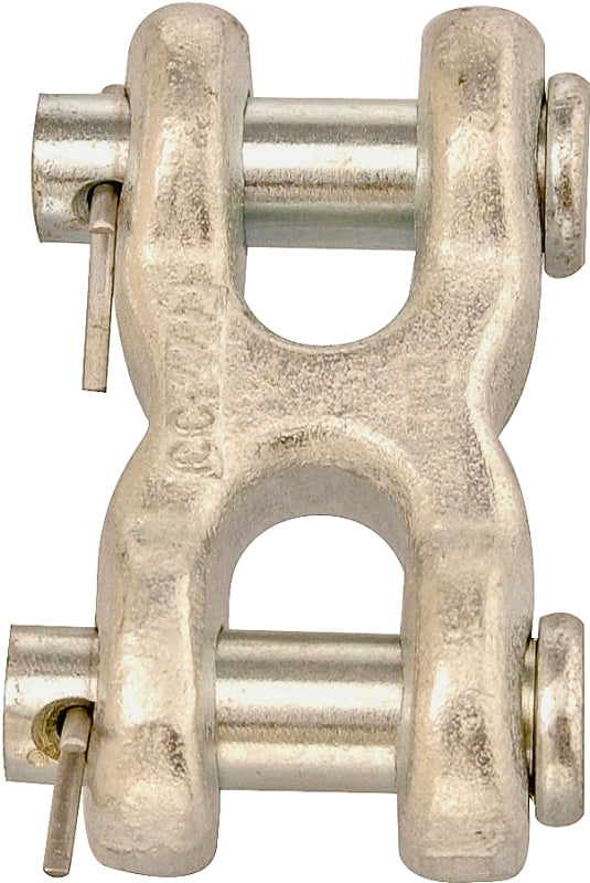 Campbell T5423300 Clevis Link, 1/4 x 5/16 in Trade, 3900 lb Working Load, Steel, Zinc-Plated