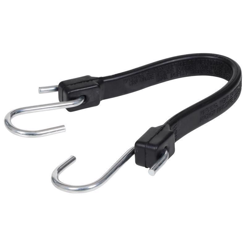 Keeper Black Tarp Strap 14 in. L 1 pk, Pack of 10