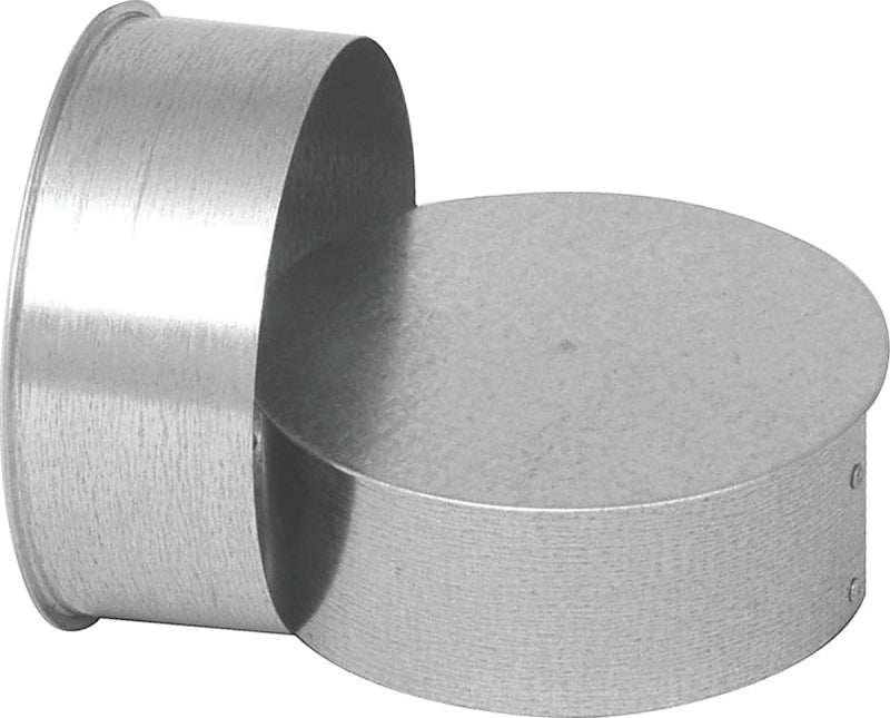 Imperial GV2007 Round End Cap, 6 in Dia, Steel, Galvanized