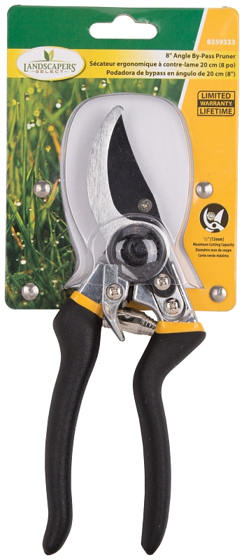 Landscapers Select GP1004 Pruning Shear, 1/2 in Cutting Capacity, Steel Blade, Aluminum Handle, Cushion Grip Handle