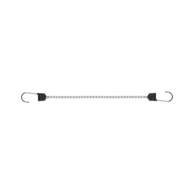 Keeper Twin Anchor White Bungee Cord 18 in. L X 0.315 in. 1 pk, Pack of 10