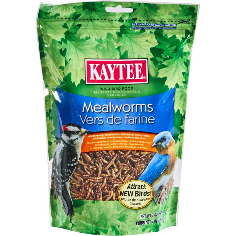 Kaytee Bluebird Dried Mealworm Mealworms 7 oz, Pack of 6
