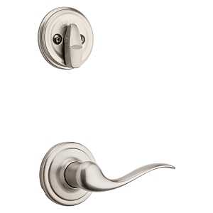 Kwikset Signature Series 966TNL RH 15A V1 Lever Trim Set, Tustin, For: Signature Series 800 and 814 Handle Sets, Zinc