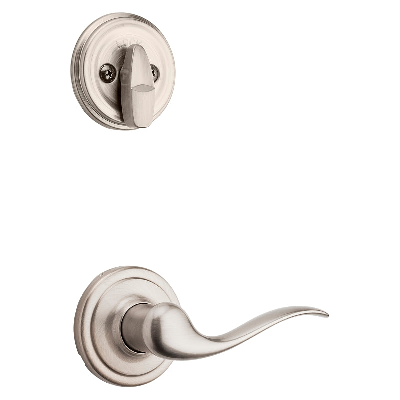 Kwikset Signature Series 966TNL RH 15A V1 Lever Trim Set, 2 Grade, Turnbutton Lock, Zinc, Antique Nickel, Lever Handle