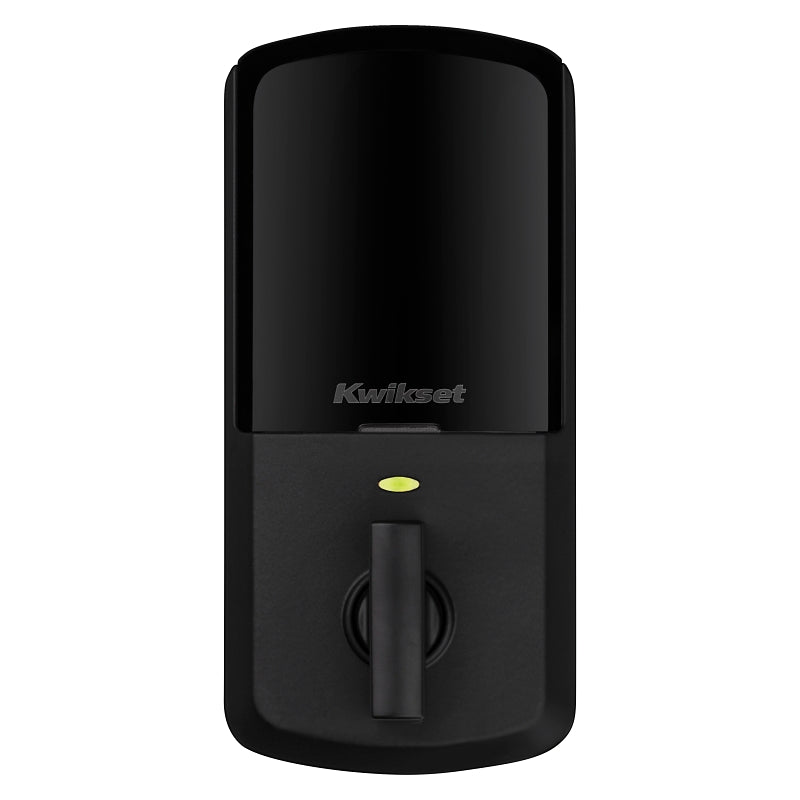 Kwikset Halo Series 939 WIFI TSCR 514 Electronic Deadbolt, Matte Black, Residential, AAA Grade, Zinc, ADA Compliant